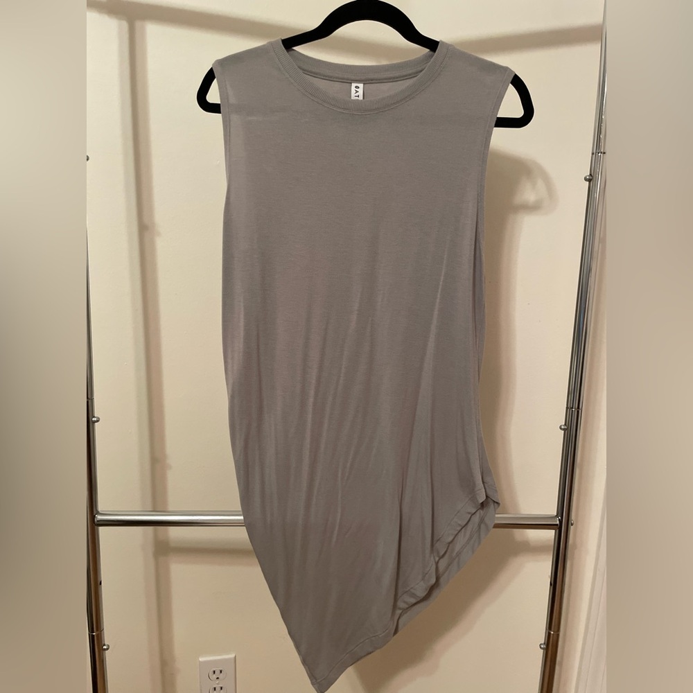 Athleta Gray Asymmetrical Camisole